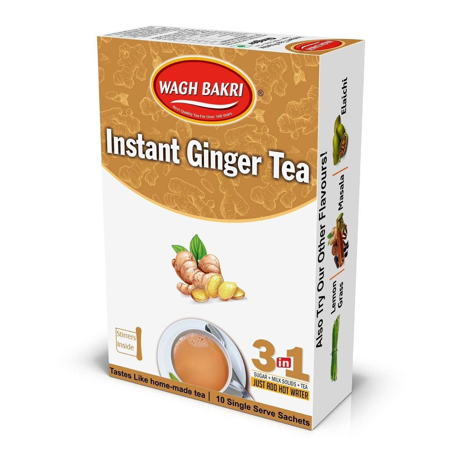 Wagh Bakri Instant Premix Ginger Tea Wagh Bakri