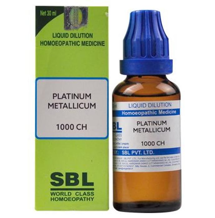 SBL Homeopathy Platinum Metallicum Dilution - Safuron