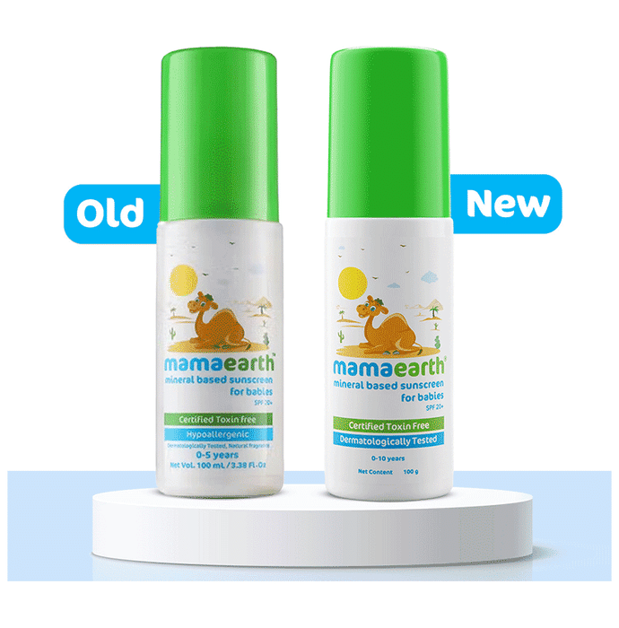 Mamaearth Mineral Based Baby Sunscreen For Protects from UV Rays & Deeply Nourishing & Soothing