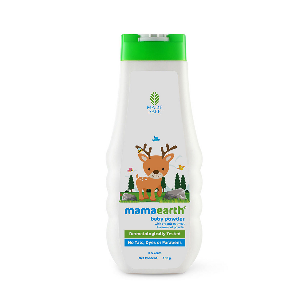 Mamaearth Dusting Baby Powder For Calms & Relaxes Skin, Prevents Diaper Rash - Safuron