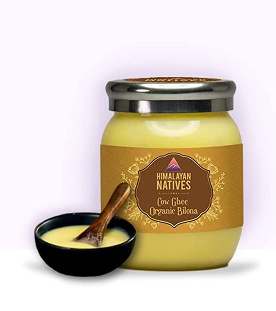 Himalayan Natives Organic Cow Bilona Ghee | Made From Grass Fed Cow's Milk | Organic Ghee Himalayan Natives