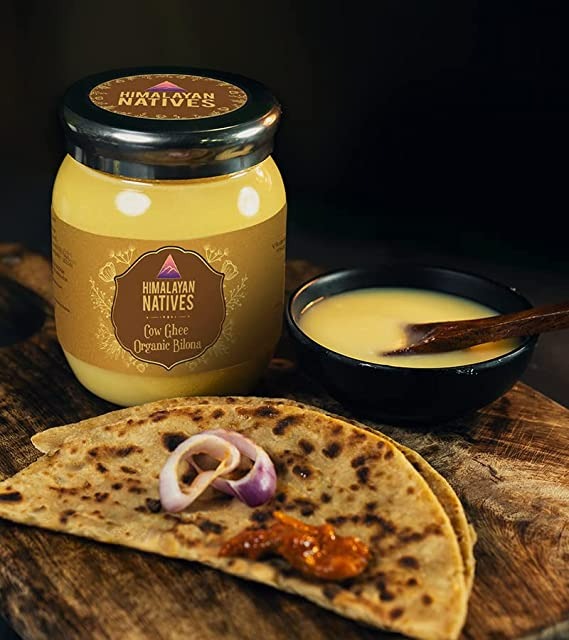 Himalayan Natives Organic Cow Bilona Ghee | Made From Grass Fed Cow's Milk | Organic Ghee Himalayan Natives