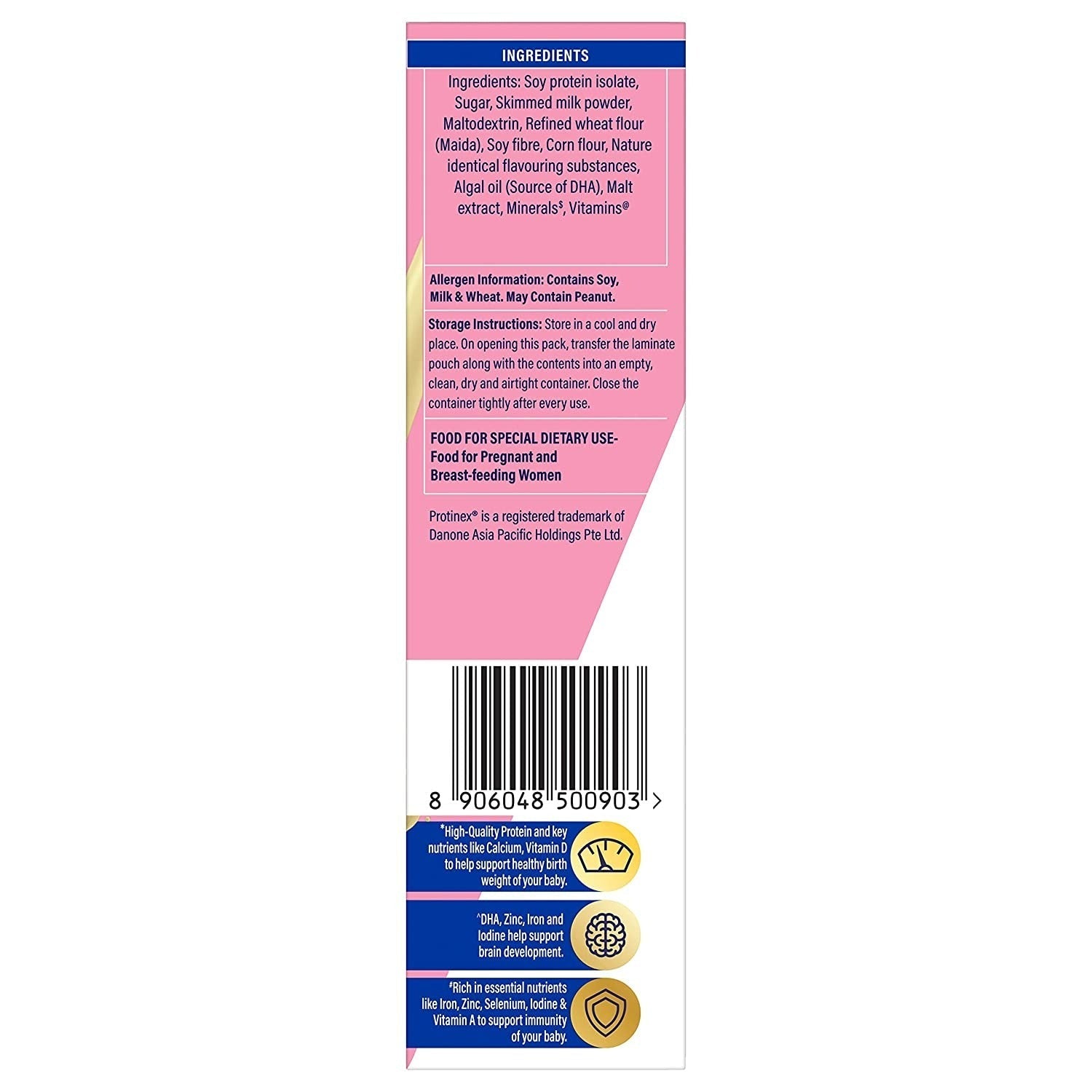 Protinex Mother's Nutritional Mix - Creamy Vanilla Flavour | With 28 Vital Nutrients to Support Healthy Birth Weight, Brain Development & Immunity Protinex