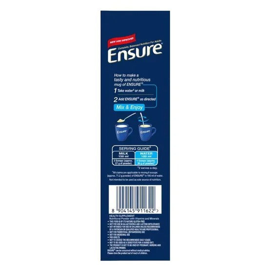 Ensure Nutritional Powder Vanilla Flavour - Balanced Nutrition Drink, Helps in Weight Management Ensure