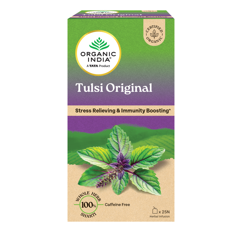 Organic India Tulsi Original 25 Tea Bags - Safuron