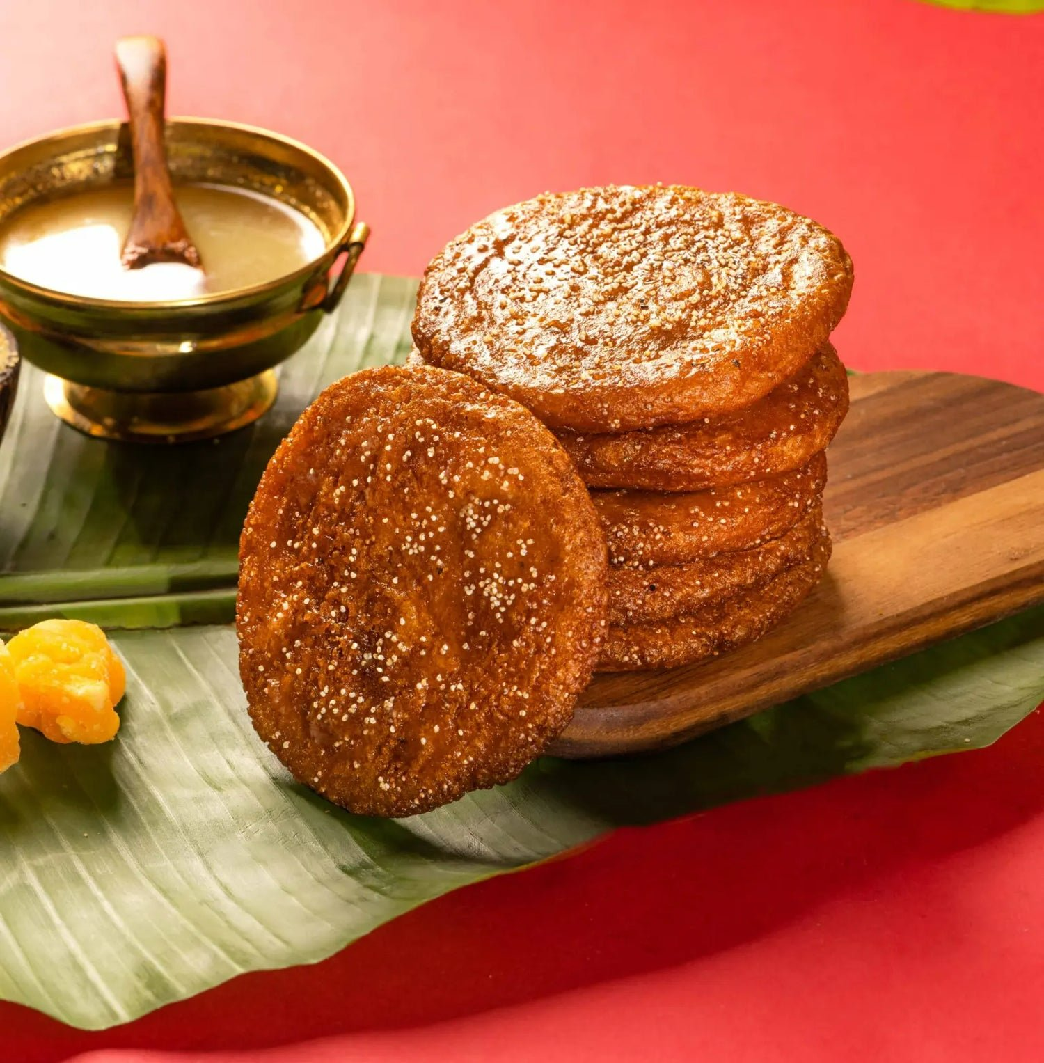 Pulla Reddy Soft Deep Fried Rice Flour Cake | Pulla Reddy Soft Ariselu Adhirasam Indian Sweet - Safuron
