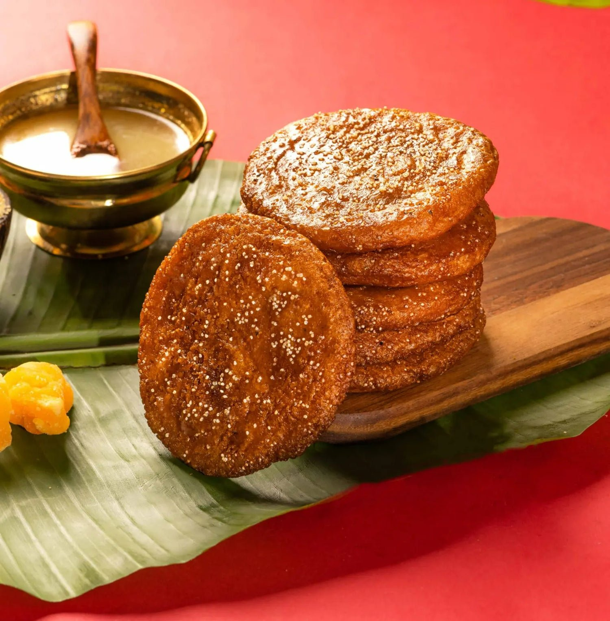 Pulla Reddy Soft Deep Fried Rice Flour Cake | Pulla Reddy Soft Ariselu Adhirasam Indian Sweet - Safuron