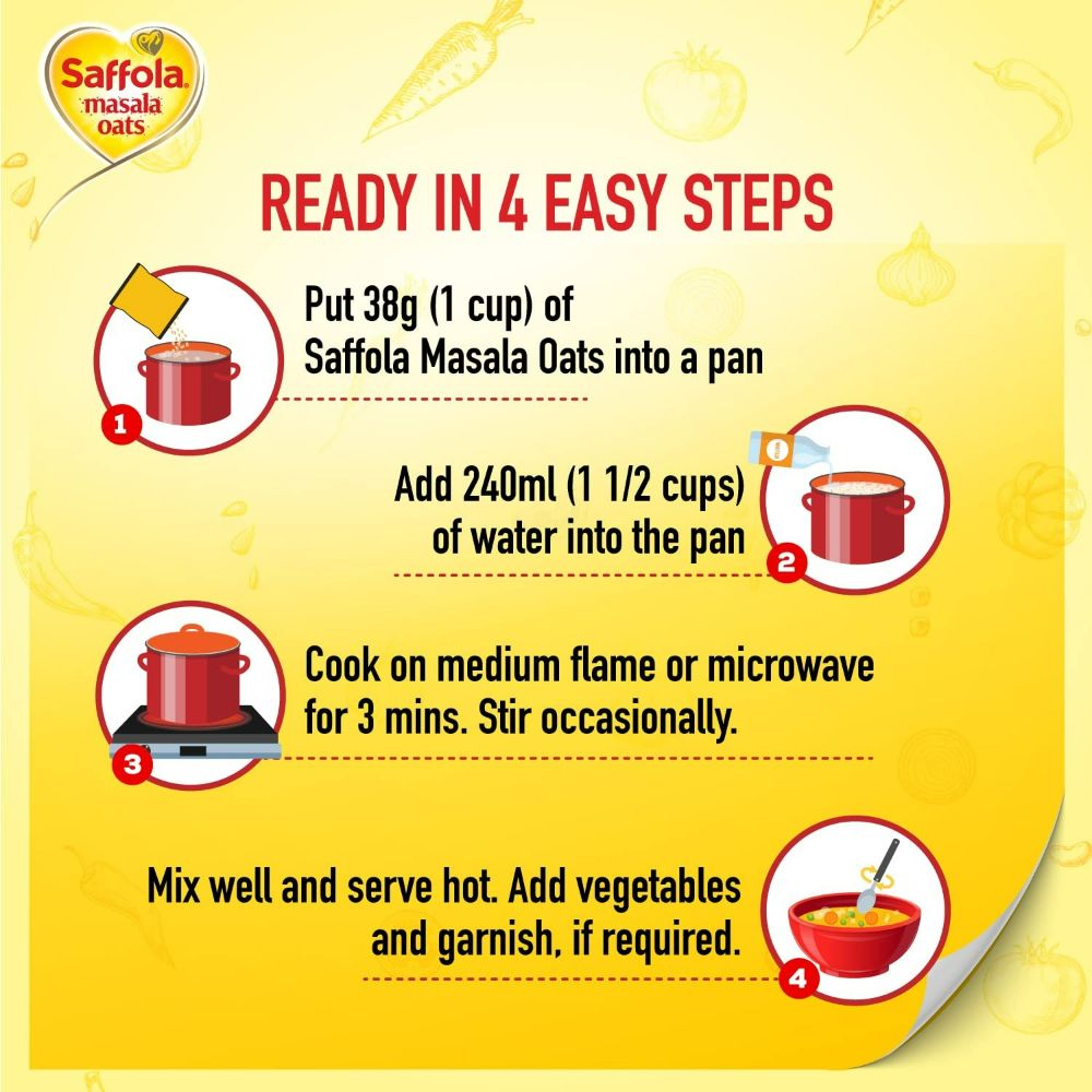 Saffola Masala Oats Veggie Twist Saffola