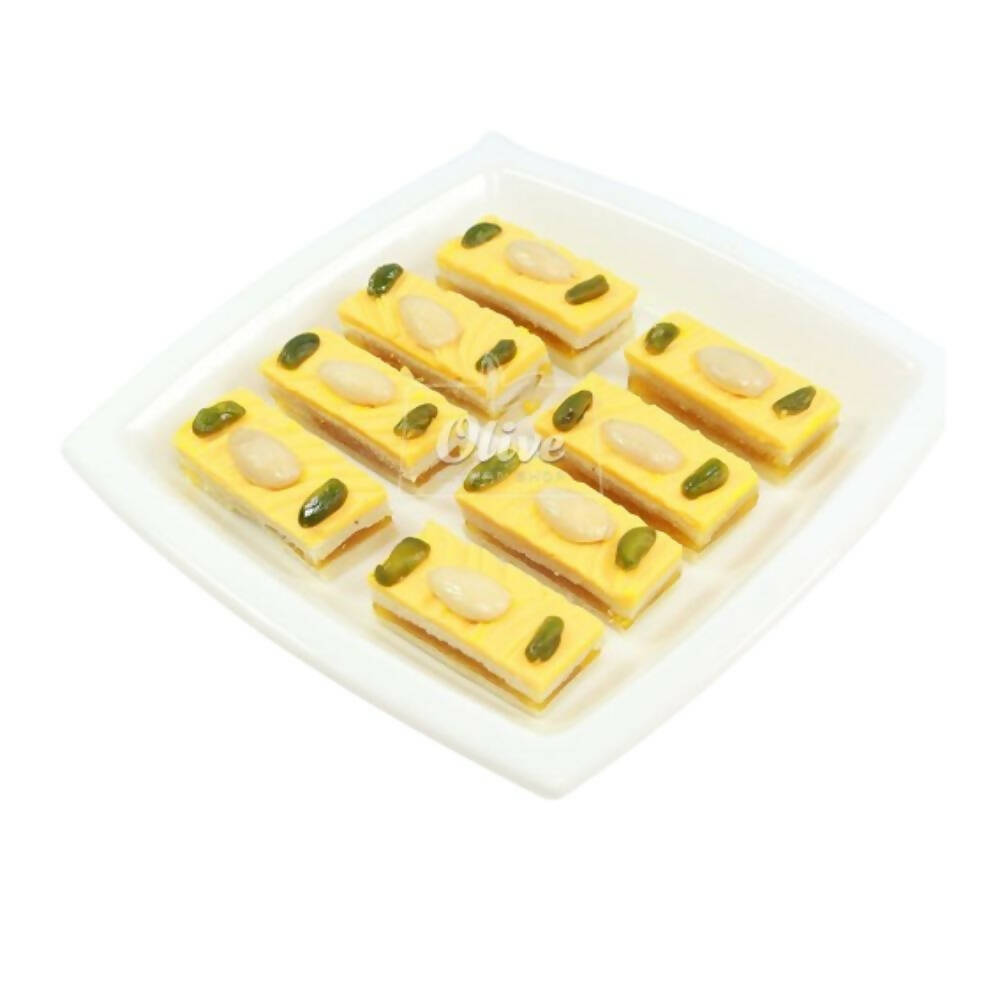 Olive Mithai Mango Badam Burfi Olive Mithai