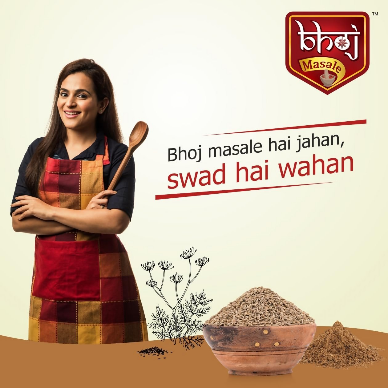 Bhoj Masale Fresh and Natural Roasted Cumin Powder Bhoj Masale