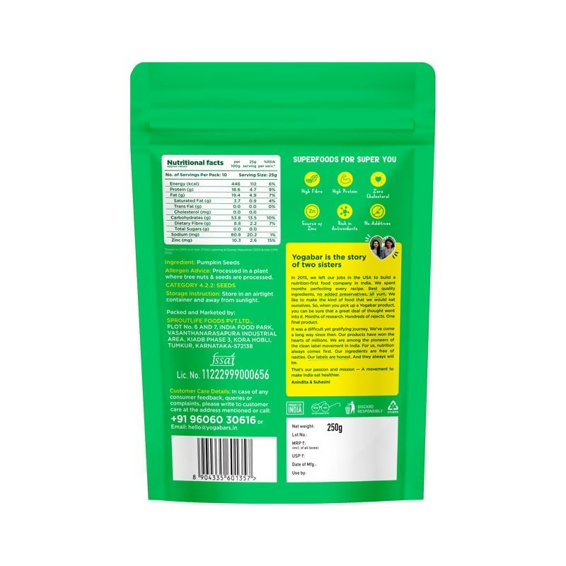 Yoga Bar Seeds Combo – Chia, Flax, Sunflower & Pumpkin Seeds Yoga Bar