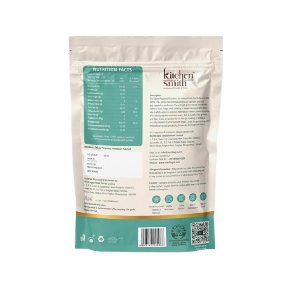 Kitchen Smith Salted Roasted Pista Kitchen Smith