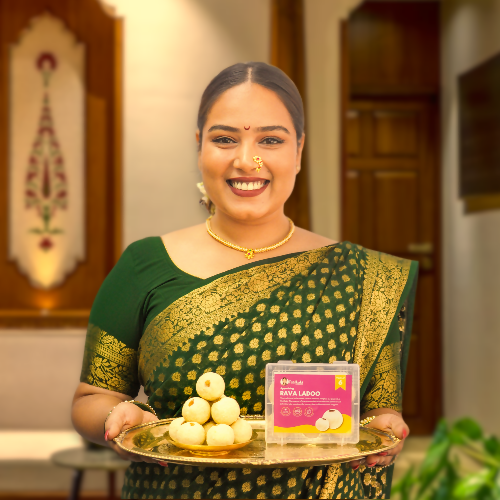 Patilkaki Rava Ladoo Patilkaki