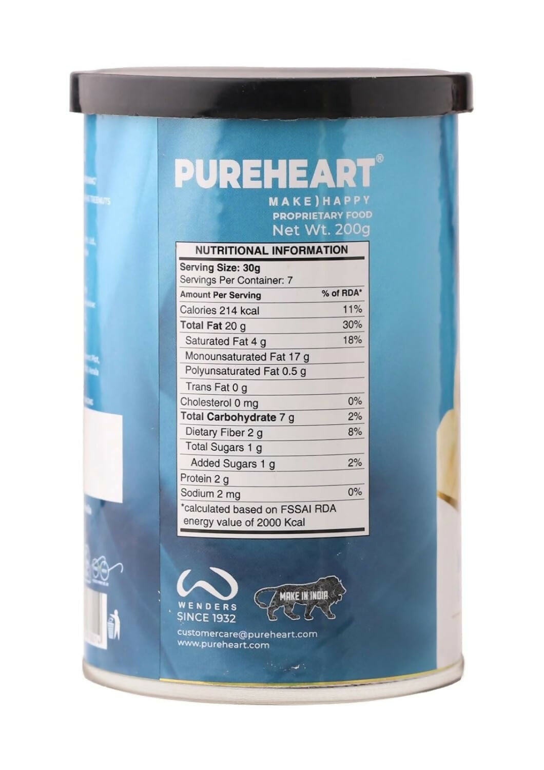 Pureheart Nutreat Natural Macadamia Pureheart