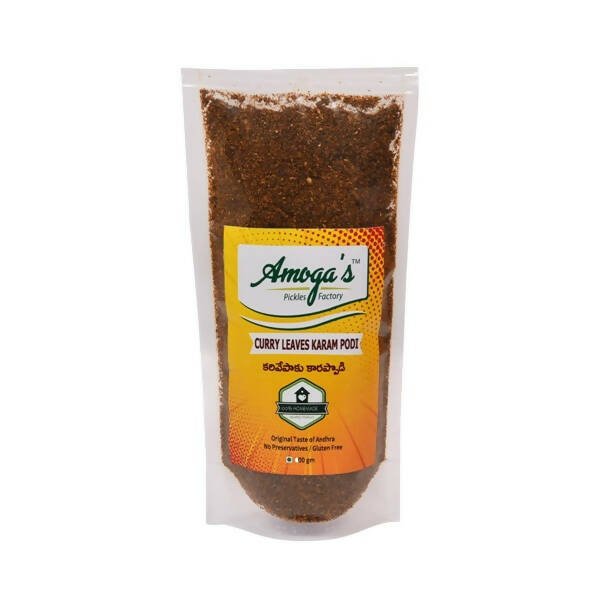 Amoga's Pickles Factory Curry Leaves Karam Podi Andhra Style - Safuron