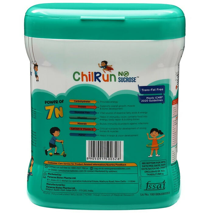Chilrun No Sucrose 2+ Nutrition Drink For Children’s Growth and Development Vanilla Chilrun