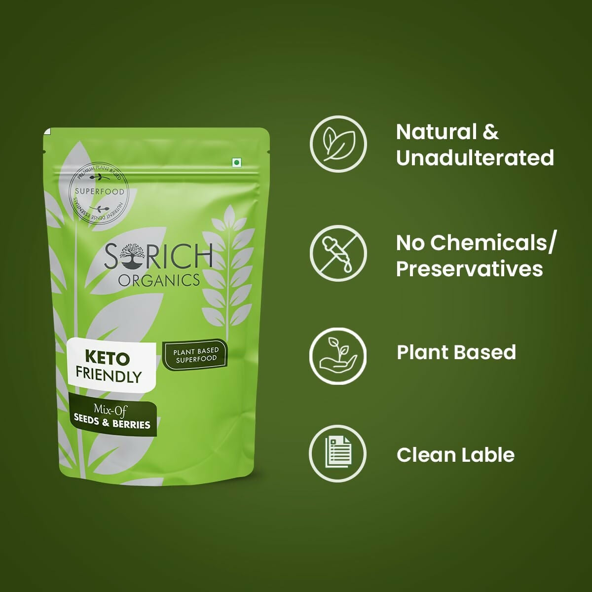 Sorich Organics Keto Mix Seeds and Berries Sorich