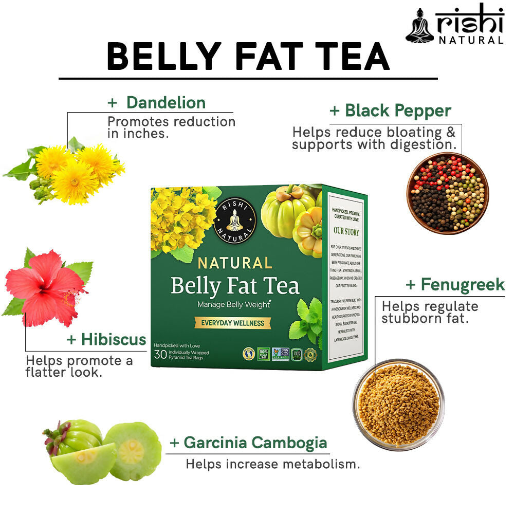 Rishi Natural Belly Fat Tea Rishi Natural
