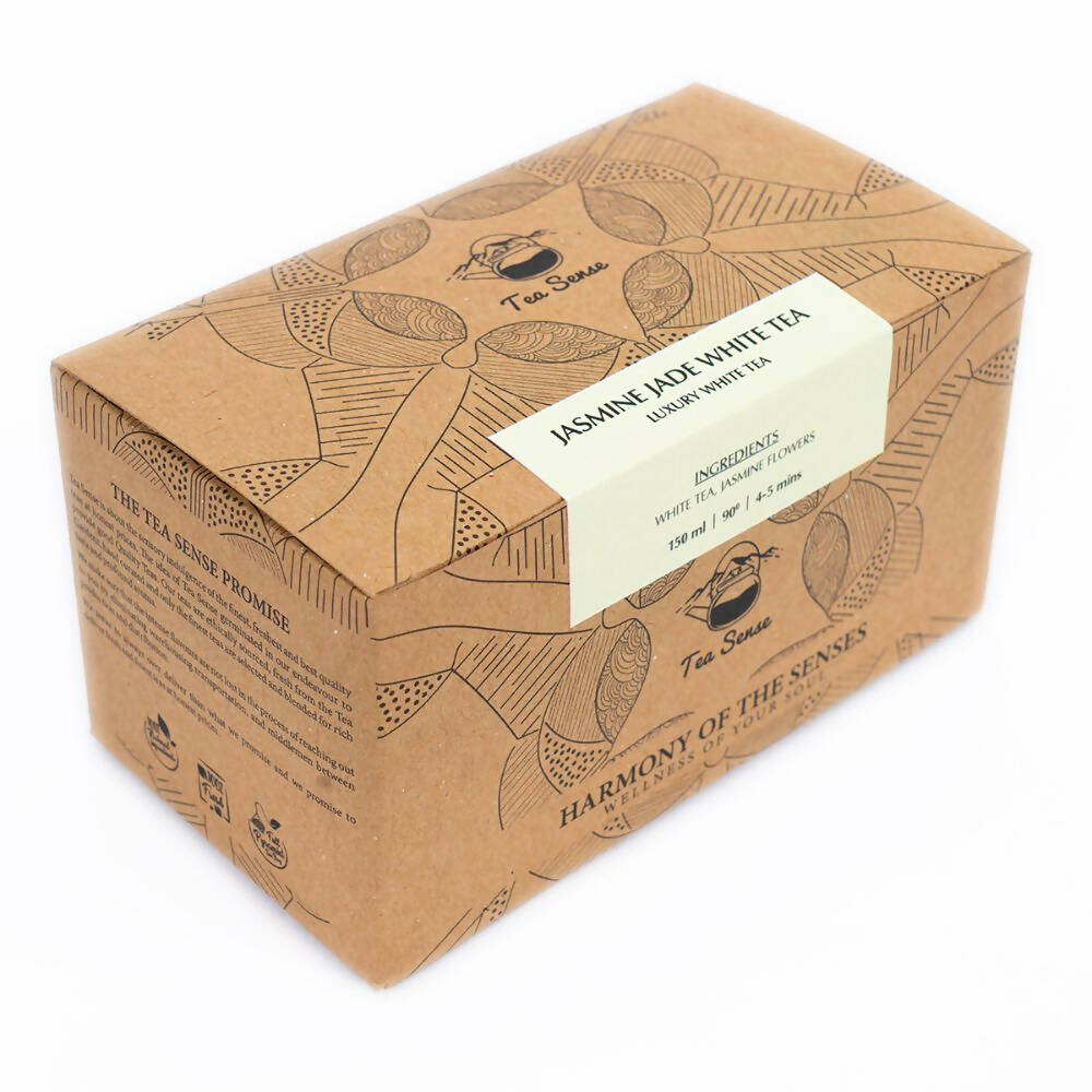 Tea Sense Jasmine White Tea Bags Box - Safuron