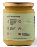 Indic Organics Forest Grazing Malnad Gidda Desi Cow's A2 Ghee | Pure Desi Cow Ghee | Cultured Premium Ghee Indic Organics