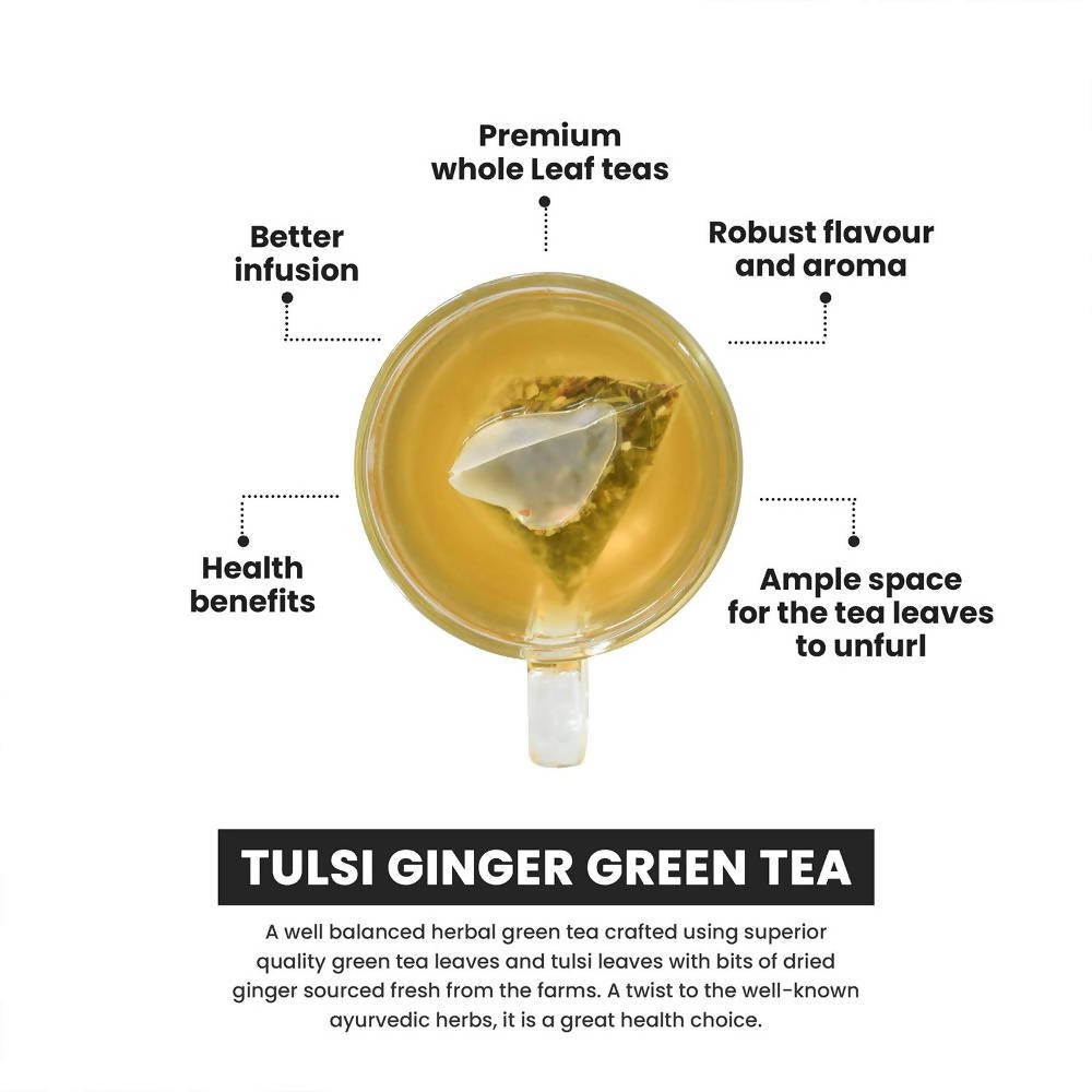 Chai Spa Tulsi Ginger Green Tea Chai Spa