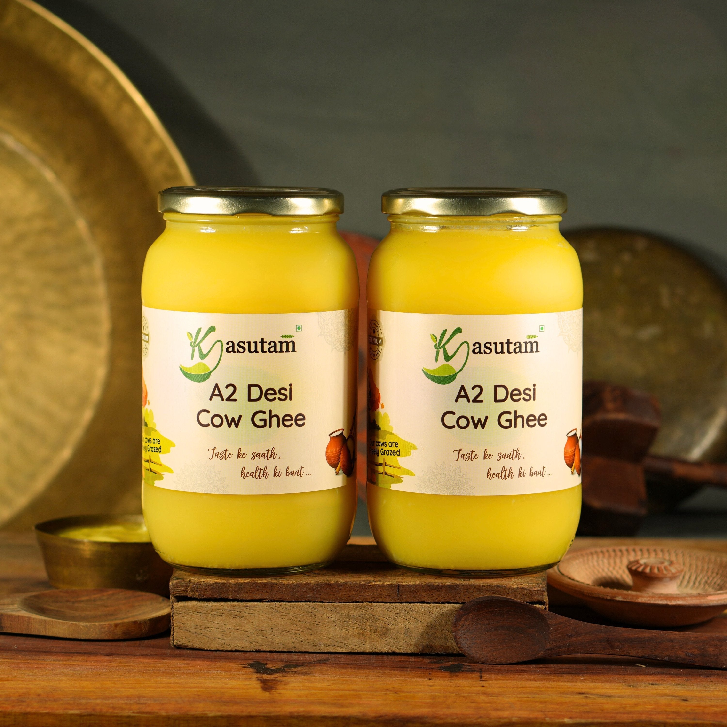 Kasutam A2 Desi Cow Bilona Ghee - Safuron