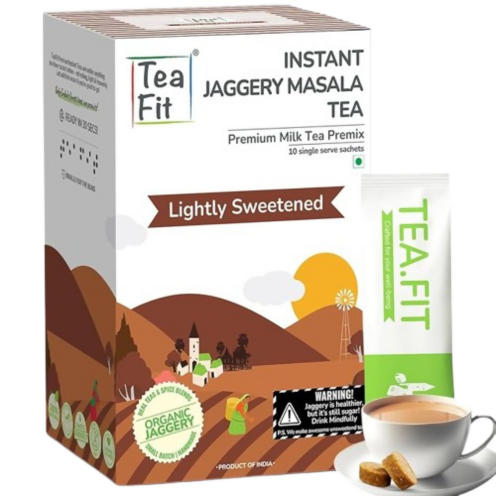 TeaFit Instant Jaggery Masala Tea Premix - Safuron
