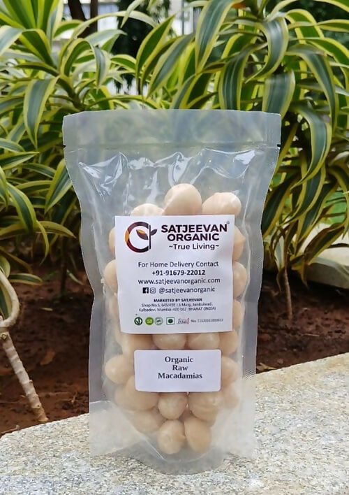 Satjeevan Organic Raw Macadamias Satjeevan
