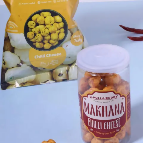 Pulla Reddy Chilli Cheese Makhana G Pulla Reddy Sweets