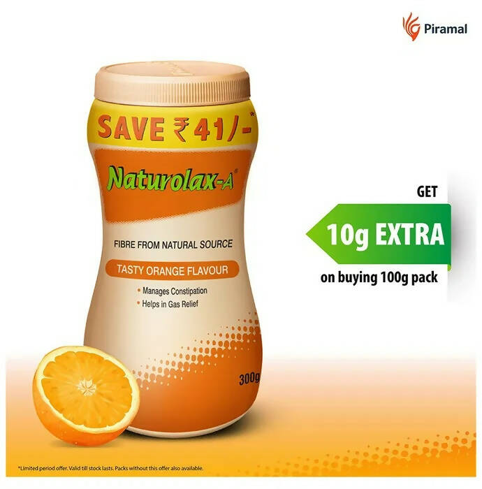 Piramal Naturolax -A Powder Tasty Orange Piramal