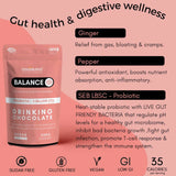 Cocosutra Lite - Balance- Sugar Free Drinking Chocolate Mix Cocosutra