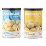 Pureheart Nutreat Combo of Natural Macadamia and Salted Roasted Macadamia - Safuron