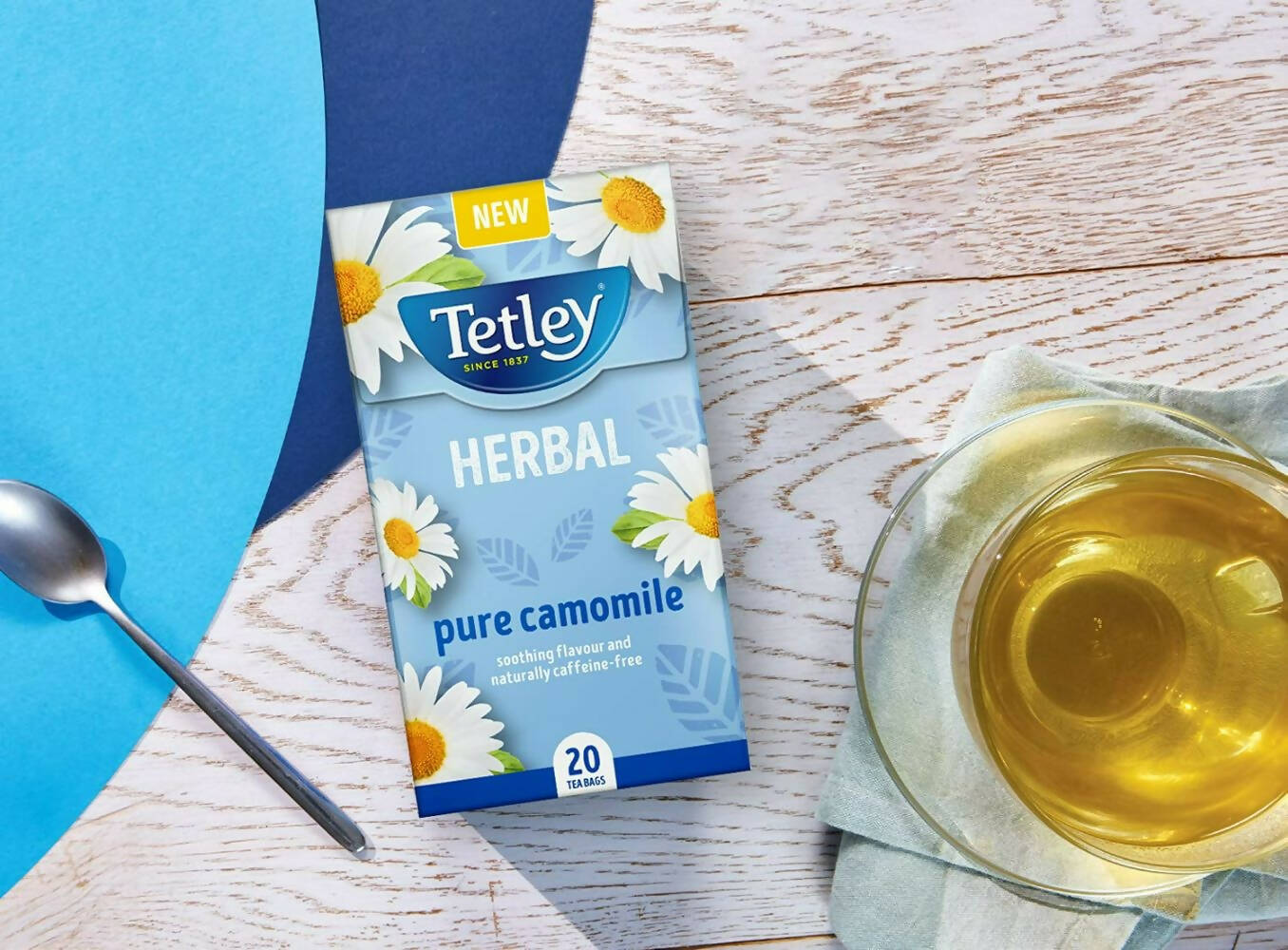 Tetley Herbal Pure Camomile Tea Bags Tetley