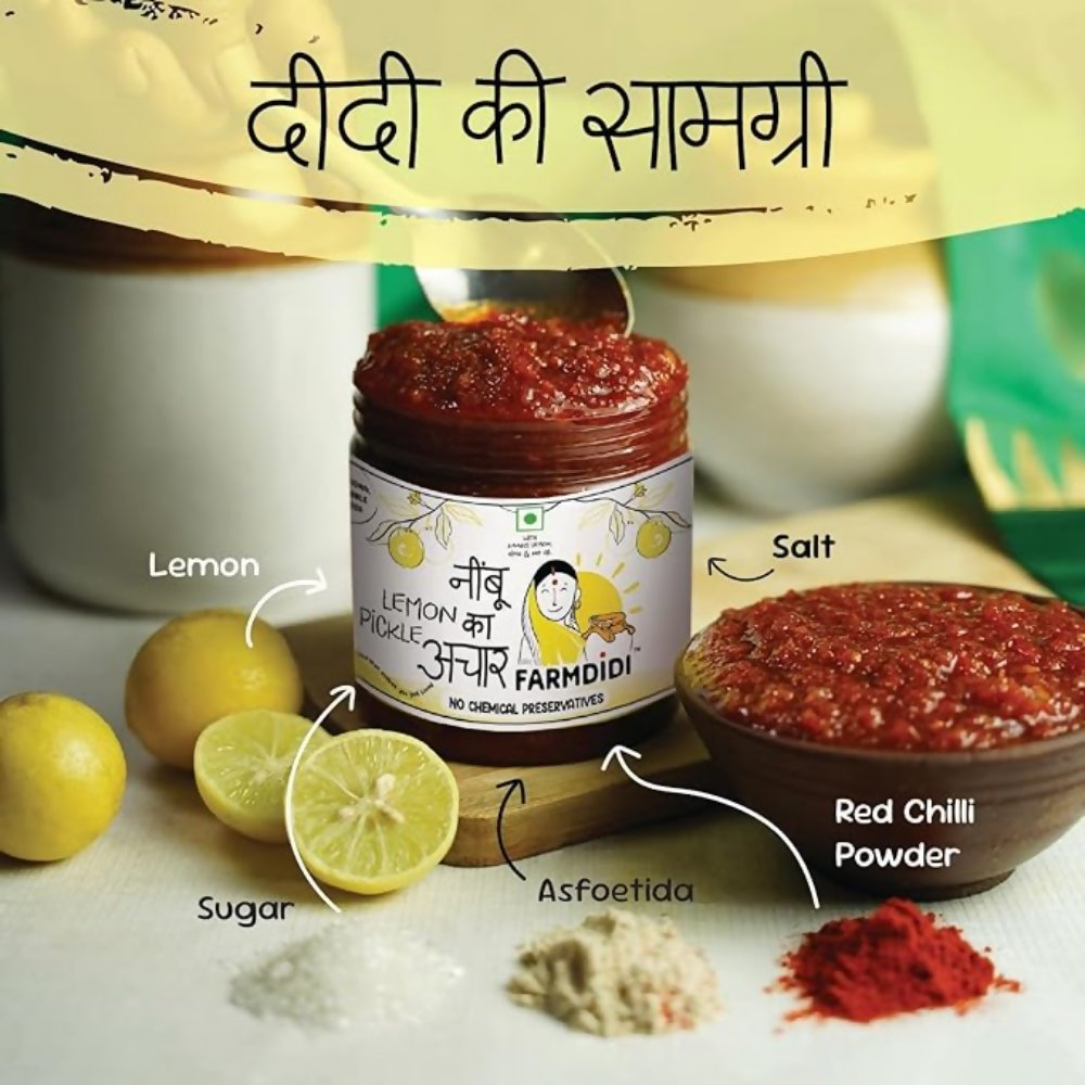 FarmDidi Crushed Lemon Pickle - Lemon FarmDidi