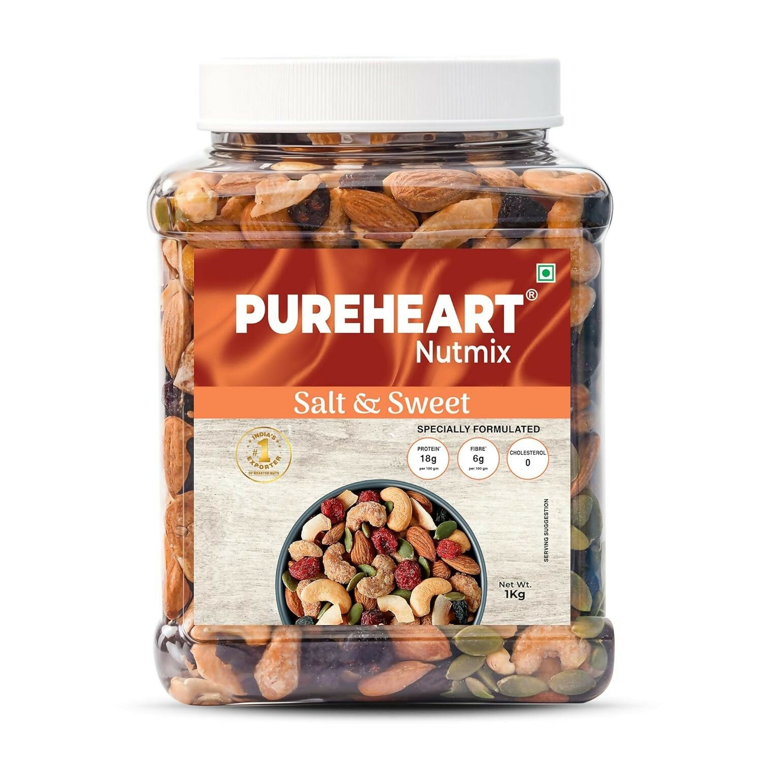 Pureheart Nutmix Salt & Sweet Dry Fruits Mix - Safuron