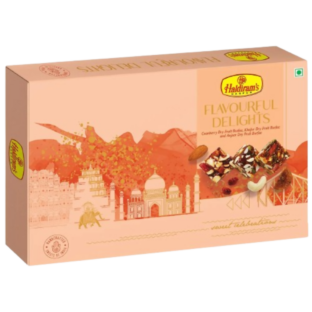 Haldiram's Flavourful Delights - Assorted Dry Fruits Burfee - Safuron
