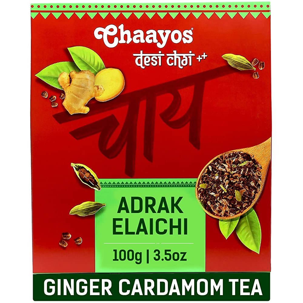 Chaayos Adrak Elaichi Tea Powder (Ginger & Cardamom) Chaayos