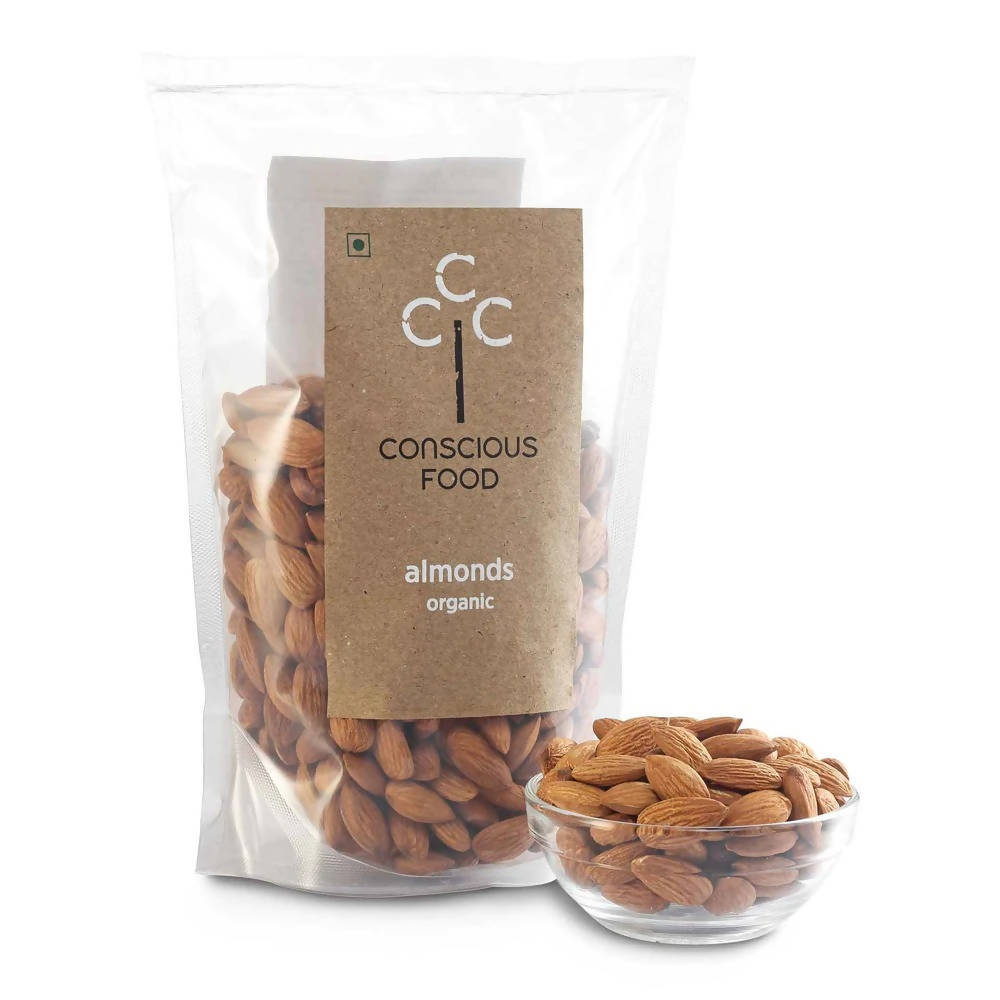 Conscious Food Organic Almonds (Badaam) Conscious Food