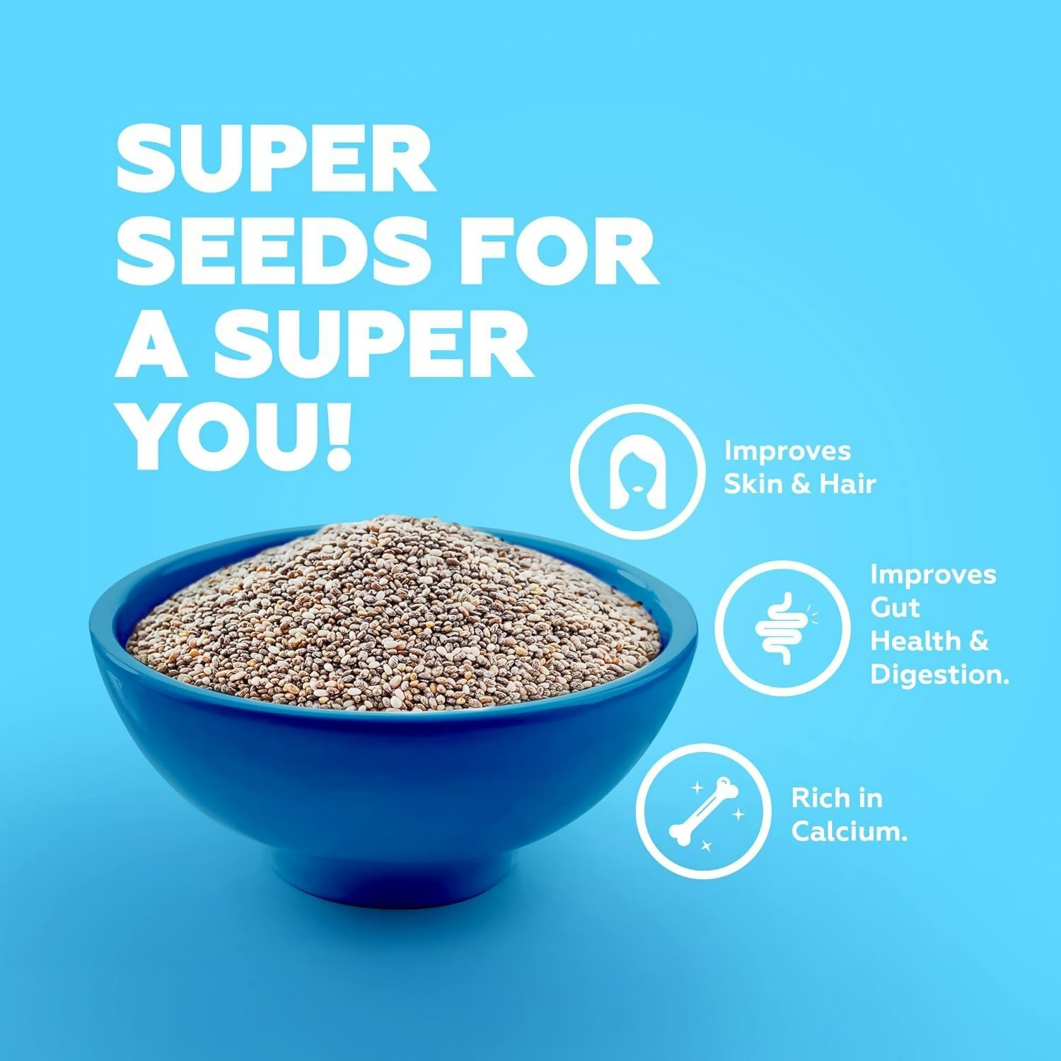 Yoga Bar Seeds Combo – Chia, Flax, Sunflower & Pumpkin Seeds Yoga Bar