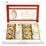 Ghasitaram Assorted Box Of Barfis, Dryfruit Sweets - Safuron