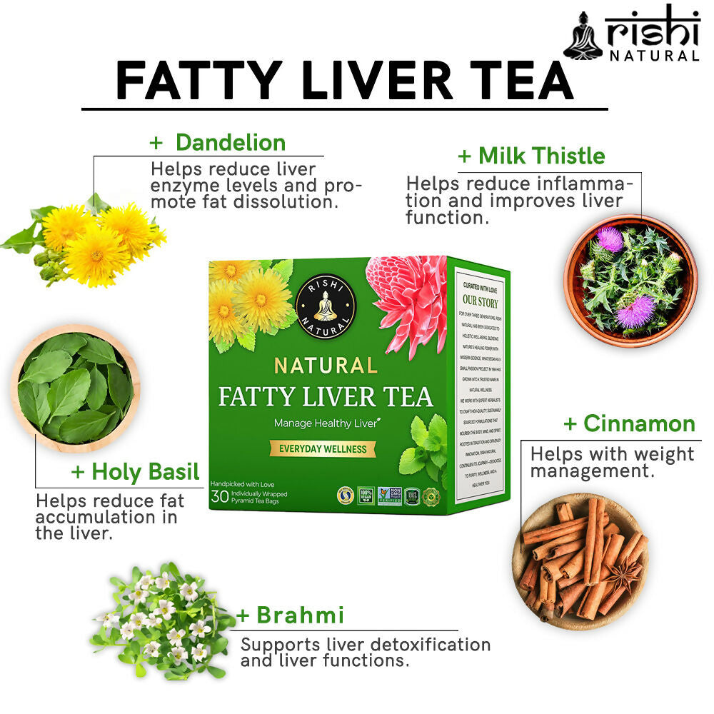 Rishi Natural Fatty Liver Detox Tea Rishi Natural