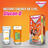 Glucon-D Instant Energy Health Drink - Tangy Orange | Tangy Orange Glucose Powder | Instant Energy & Immunity Recharge | With Vitamin C & Calcium Glucon-D