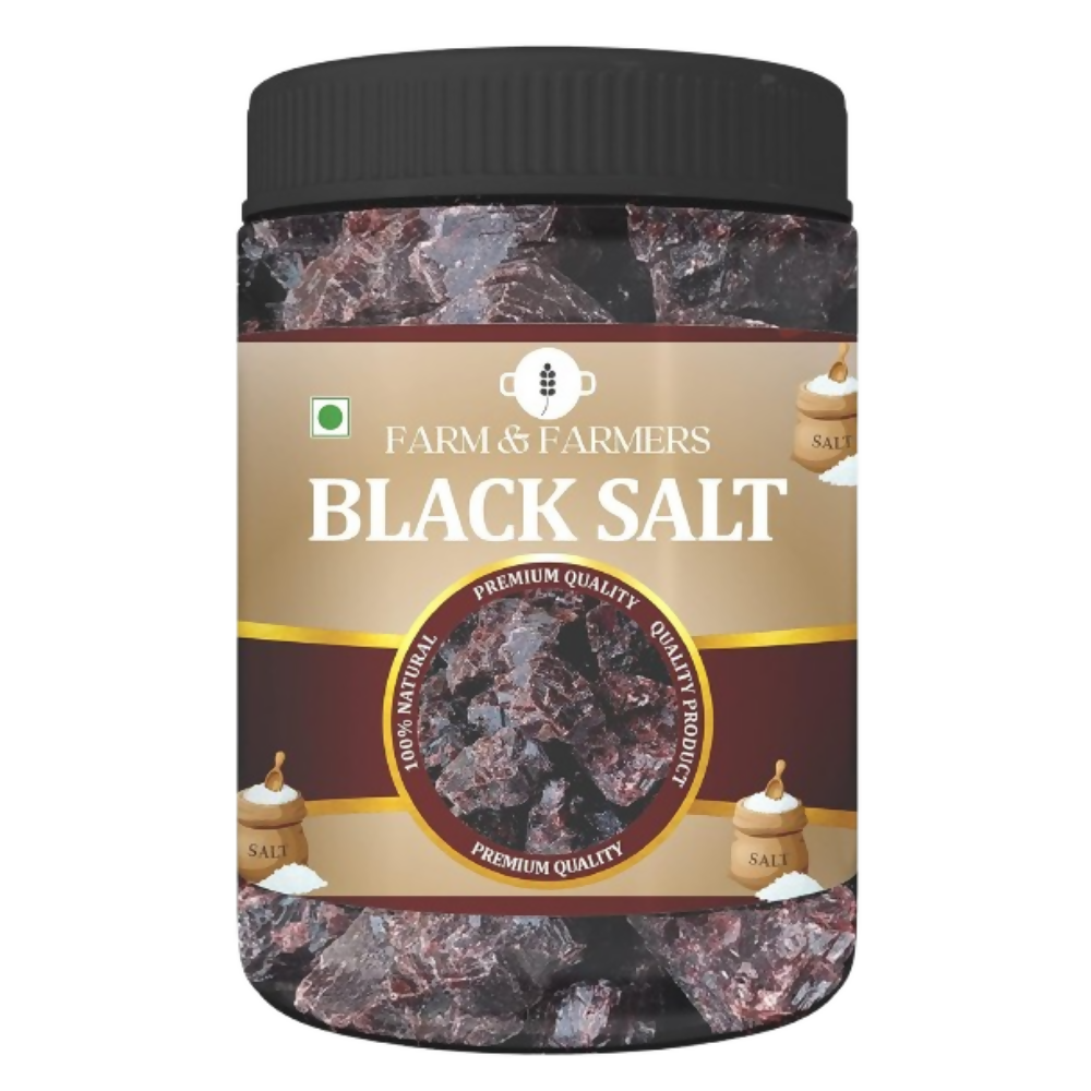 Farm & Farmers Black Salt Whole/Kala Namak - Safuron