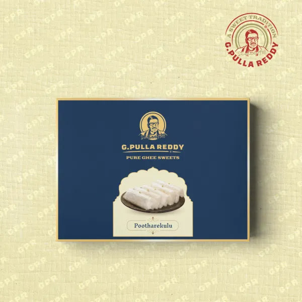 Pulla Reddy Sugar Pootharekulu/ Edible Rice Paper Sweet G Pulla Reddy Sweets
