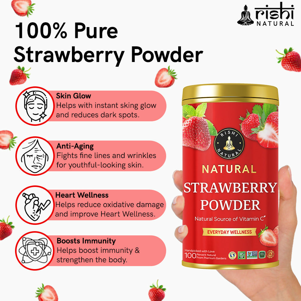 Rishi Natural Strawberry Powder Rishi Natural