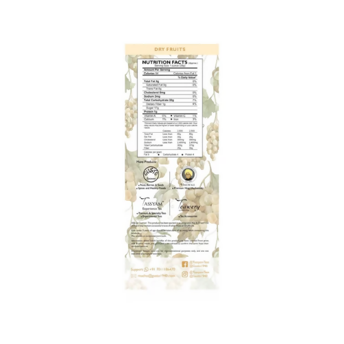 Tassyam Organics Premium Green Raisins - Box Tassyam Organics