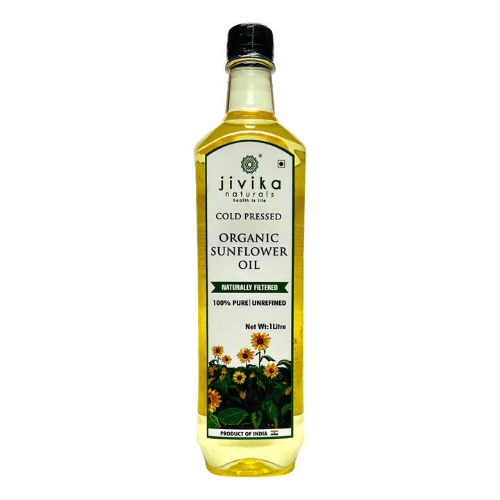 Jivika Naturals Cold Pressed Organic Sunflower Oil - Safuron