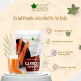 Bliss of Earth Natural Dehydrated Carrot Powder Bliss of Earth