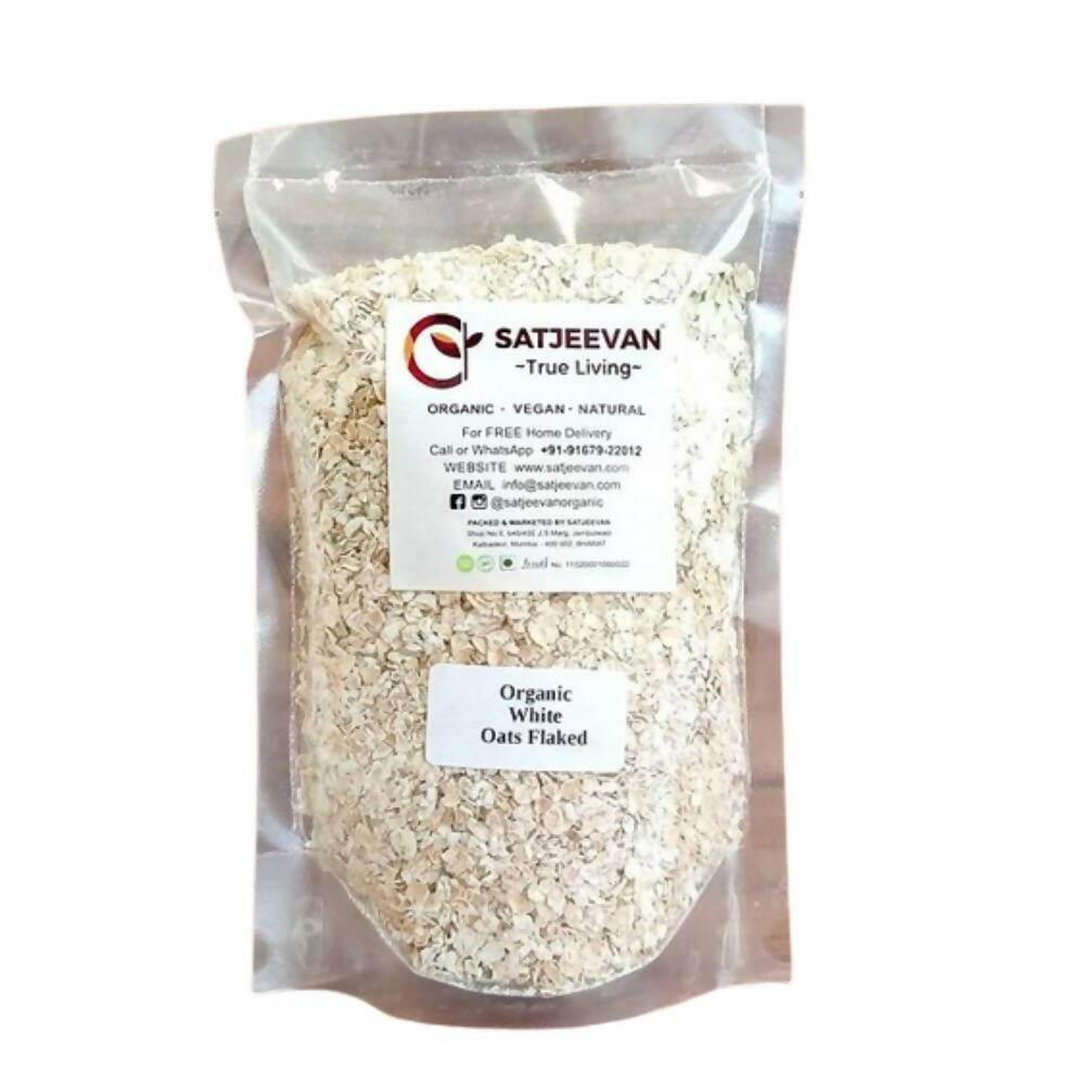 Satjeevan Organic White Oats Flaked Satjeevan