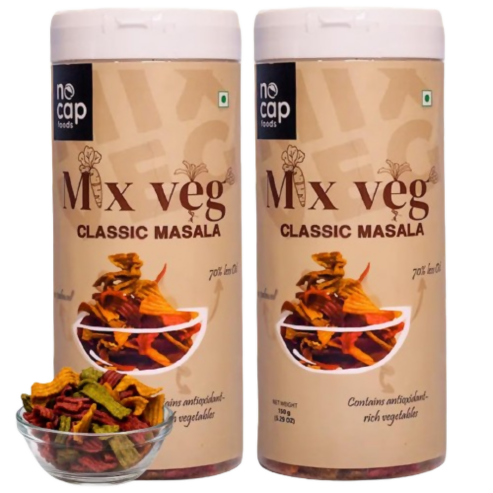 Nocap foods Zero Guilt Healthy Mix Chips - Classic Masala - Dista